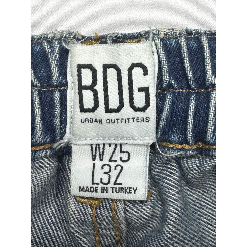 BDG Urban Outfitters Women's Baggy Cargo Blue  Jeans - Size 25x32 (24x30)* - Picture 3 of 4